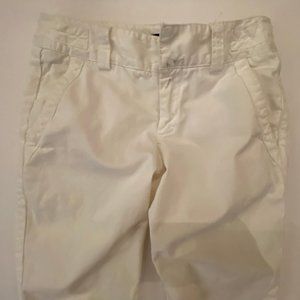 Fantastic white 100% cotton size 0 Nanette Lepore pants, very flattering cut